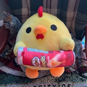 Snackles Pringles Chicken 14” super soft plush